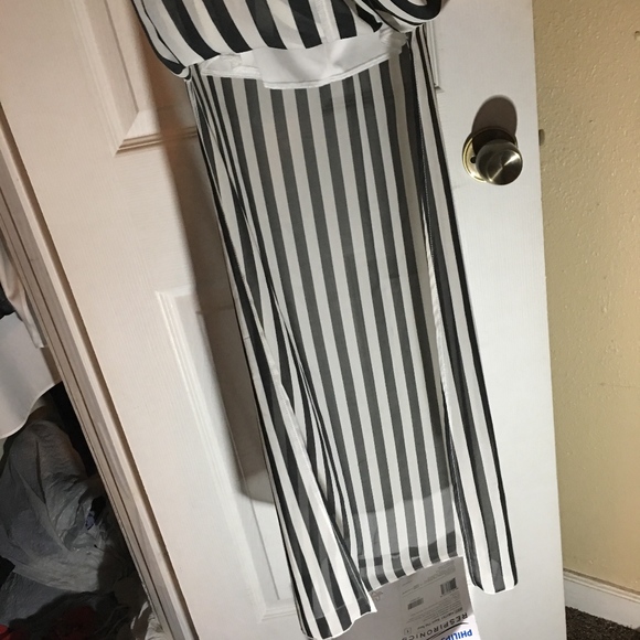 Ivory maxi strapless dress - Picture 3 of 6